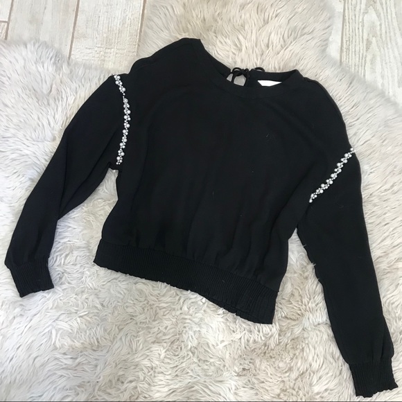 Embellished pearl Zara top - Picture 5 of 7